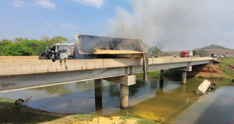 Pista liberada: Acidente na BR-364 altera tráfego entre Rondonópolis e Cuiabá